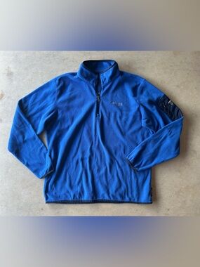 Columbia Royal Blue Half-Zip Fleece Pullover